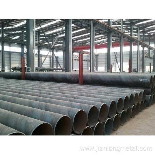 S275 S355 ST45 ST52 Spiral Welded Steel Pipe